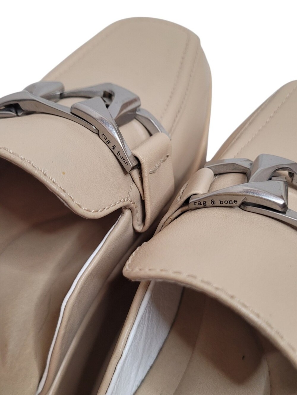 Rag & Bone Logan Loafer Leather Size 38 Women's 8 - Picture 9 of 10